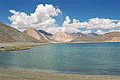  The intensely blue clear water of Pangong Tso - Ladakh 